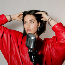 Charger l'image dans la galerie, Boucles d'oreilles AURORA argentées