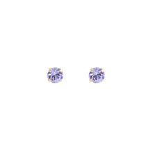 Load image into Gallery viewer, SPIKE STUD EARRINGS VIOLET