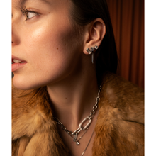 Load image into Gallery viewer, ESTRELA SEREN & SOLENE EARRINGS SILVER