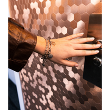 Load image into Gallery viewer, ESTRELA SILVER CHARM BRACELETS