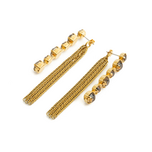 Charger l'image dans la galerie, FIORA Earrings Gold & Brown