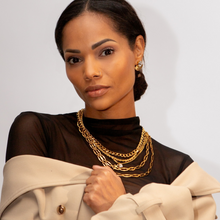 Charger l'image dans la galerie, GAL EARRINGS GOLD PATINA