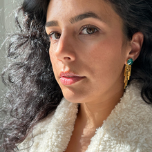 Charger l'image dans la galerie, Boucles d'oreilles AURORA dorées
