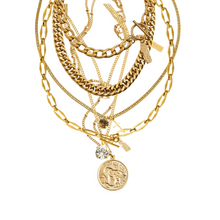 Charger l'image dans la galerie, The ultimate gold stack necklaces by estrela