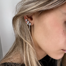 Charger l&#39;image dans la galerie, ELYSIA MIX &amp; MATCH TRIO Stud Earrings Silver &amp; Clear
