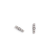 Load image into Gallery viewer, LAYLA stud earrings crystal silver
