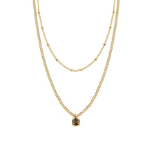 Load image into Gallery viewer, MAELLE Necklace gold &amp; brown

