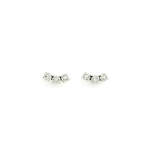 TRILOGY earrings silver