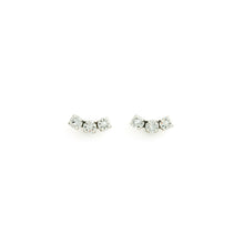 Load image into Gallery viewer, TRILOGY earrings silver
