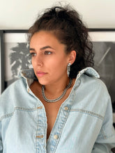 Load image into Gallery viewer, Estrela AURORA earrings silver
