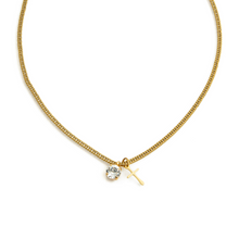 Load image into Gallery viewer, MATILDE Necklace Gold &amp; Clear
