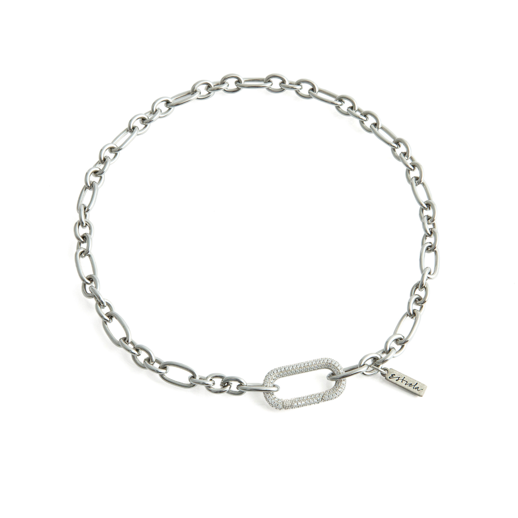 MIRAZ Silver Necklace