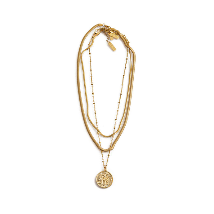 Gold Layering Necklaces by Estrela